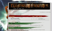 Desktop Screenshot of fellowshipofwizards.com